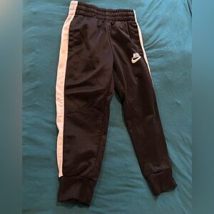 Nike Kids Black and White Sweatpants